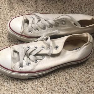 White low top converse